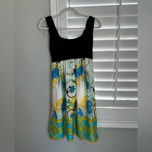 Olian Print Maternity Tank Dress